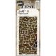 Tim Holtz Layered Stencil 4.125 Inch X8.5 Inch Stone