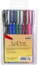Le Pen .03mm Point 10 Per Pkg Assorted Colors