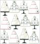 Jolees Cabochon Dimensional Repeat Stickers Wedding Cakes
