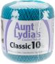 Aunt Lydia s Classic Crochet Thread Size 10 Peacock