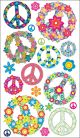 Sticko Stickers Floral Peace Signs