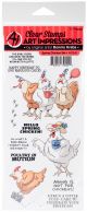 Art Impressions Funny Farm Clear Stamps Spring Chicken