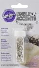 Edible Glitter .04oz Silver Stars 1 Pack of 1 piece