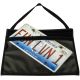 License Plate Holder with Hanging Strap 1 Per Pkg Clear Black