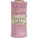 Hemptique Cotton Baker s Twine Spool 2 Ply 410 Light Pink