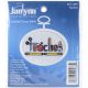 Janlynn Mini Counted Cross Stitch Kit 2.75 inch Oval Teacher 18 Count 