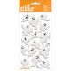 Sticko Dimensional Stickers Velvet Ghosts