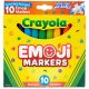 Crayola Ultra Clean Washable Stamper Markers Assorted 10 Per Pkg