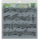 Crafters Workshop Template 12 Inch X12 Inch Sheet Music