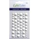 Eyelet Outlet Adhesive Back Enamel Dots 54 Per Pkg Matte White