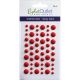 Eyelet Outlet Adhesive Back Enamel Dots 54 Per Pkg Matte Red