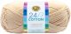 Lion Brand 24 Per 7 Cotton Yarn Ecru Pack of 1 Skein