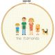 Dimensions Counted Cross Stitch Kit 8 inch Round 8 inch Round 14 Count