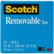 Scotch R Removable Tape .75 inch X36Yd 