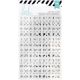 Heidi Swapp Memory Planner Clear Stickers Date