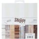 Simple Stories Double Sided Paper Pad 6 Inch X6 Inch 24 Per Pkg Snp Color Vibe Basics Wood and Notebook
