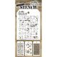 Tim Holtz Mini Layered Stencil Set 3 Per Pkg Set 3