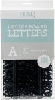 DCWV Letterboard Letters and Characters 1 inch 188 Per Pkg Black