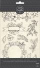Kelly Creates Acrylic Traceable Stamps Florals