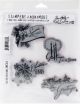 Tim Holtz Cling Stamps 7 inch X8.5 inch Holiday Greetings