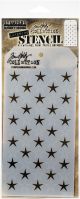 Tim Holtz Layered Stencil 4.125 Inch X8.5 Inch Shifter Stars
