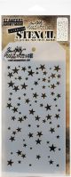 Tim Holtz Layered Stencil 4.125 inch X8.5 inch Falling Stars