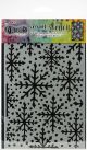 Dyan Reaveley s Dylusions Stencils 5 inch X8 inch Snowflake 1 Pack of 1 Piece