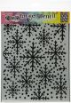 Dyan Reaveley s Dylusions Stencils 9 inch X12 inch Snowflake 1 Pack of 1 Piece
