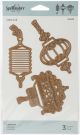 Spellbinders Shapeabilities Dies By Lene Lok Lanterns 1.35 Inch To 4.1 Inch