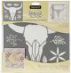 Americana Adhesive Stencil 10 Inch X10 Inch Cow Skull