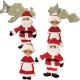 Eyelet Outlet Shape Brads 12 Per Pkg Santa and Mrs Claus
