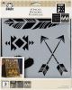 FolkArt Stencil Variety Pack 8.5 inch X9.5 inch Wild and Free