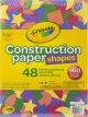 Crayola Construction Paper Shapes 9 inch X12 inch 48 Sheets 1 Pack of 48 Sheets