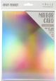 Craft Perfect Mirror Cardstock 92Lb 8.5inchesX11inches 5 Per PkgHolo Waves