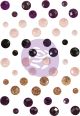 Midnight Garden Say It In Crystals Adhesive Embellishments Assorted Dots