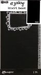 Dyan Reaveleys Dylusions Dyalog Insert Book 4.375 Inch X8.25 Inch Black 2 1 Pack of 1 Piece