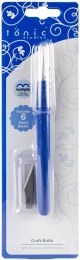 Tonic Studios Kushgrip Craft Knife with 6 Replacement Blades 