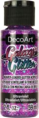 DecoArt Galaxy Glitter Acrylic Paint 2oz Ultraviolet