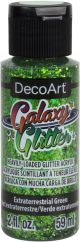 DecoArt Galaxy Glitter Acrylic Paint 2oz Extraterrestrial Green