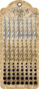 Graphic 45 Staples Pearl Gems 144 Per Pkg Matte Finish