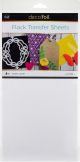 Deco Foil Flock Transfer Sheets 6 Inch X12 Inch 4 Per Pkg White Latte