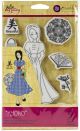 Prima Marketing Julie Nutting Mixed Media Cling Rubber Stamp Kyoko