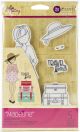 Prima Marketing Julie Nutting Mixed Media Cling Rubber Stamp Madeline