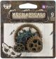Finnabair Mechanicals Metal Embellishments Machine Parts 9 Per Pkg
