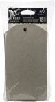 Prima Marketing Memory Hardware Chipboard Tags 12 Per Pkg 