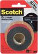 Scotch Extreme Mounting Tape 1 Inch X60 Inch Black