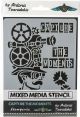 Stamperia Stencil 5.90 inch X7.87 inch Capture The Moments