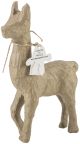 Paper Mache Figurine 4.5 inch Llama