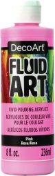 DecoArt FluidArt Ready To Pour Acrylic Paint 8oz Pink