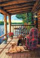 Paint Works Paint By Number Kit 14 inch X20 inch Log Cabin Porch